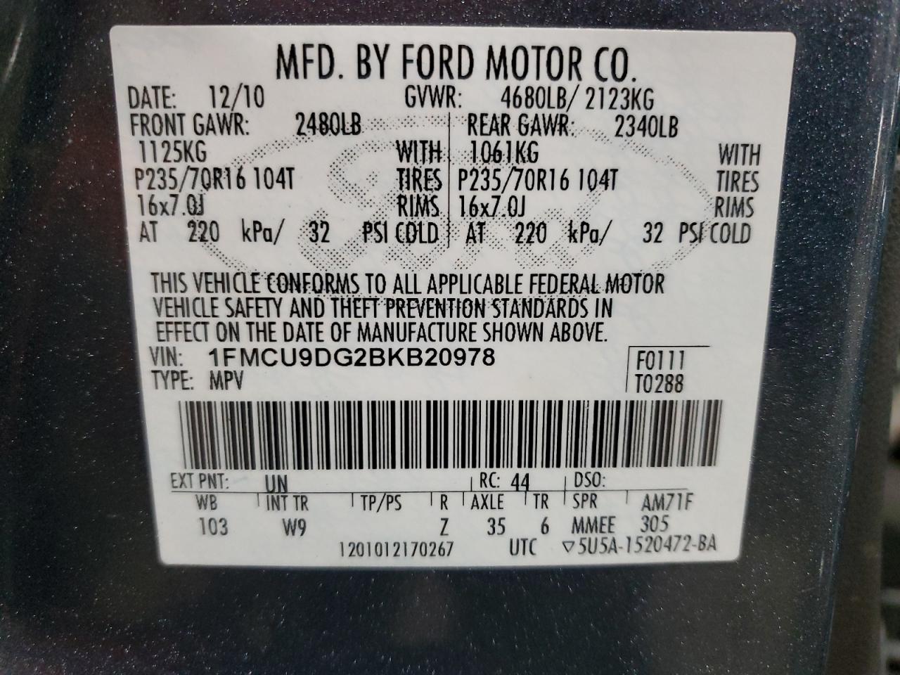 2011 Ford Escape - Image 13