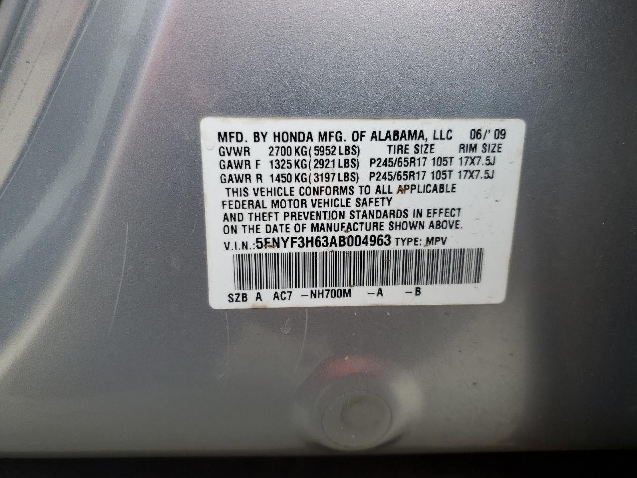 2010 Honda Pilot - Image 15
