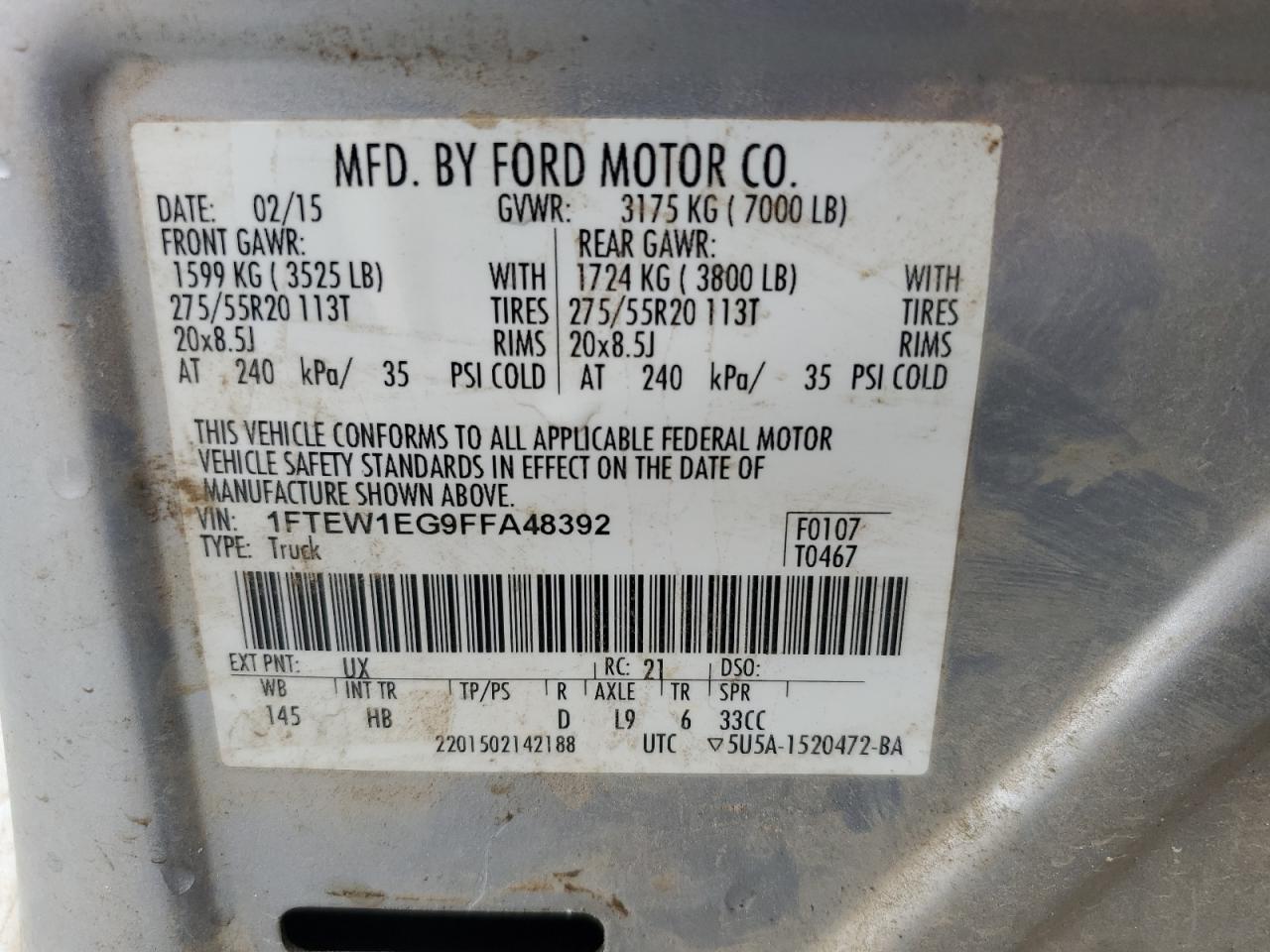 2015 Ford F-150 - Image 12