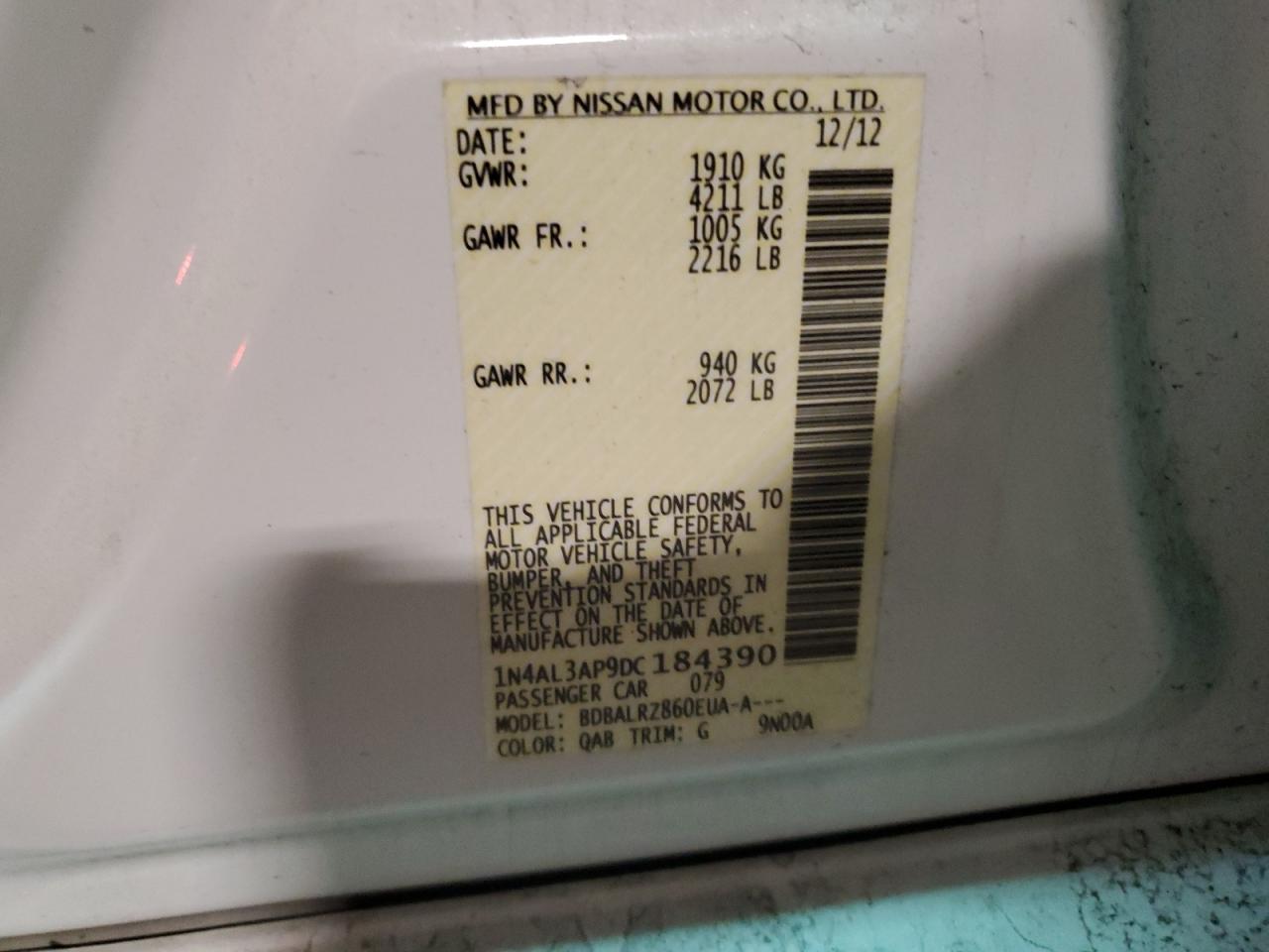 2013 Nissan Altima - Image 12