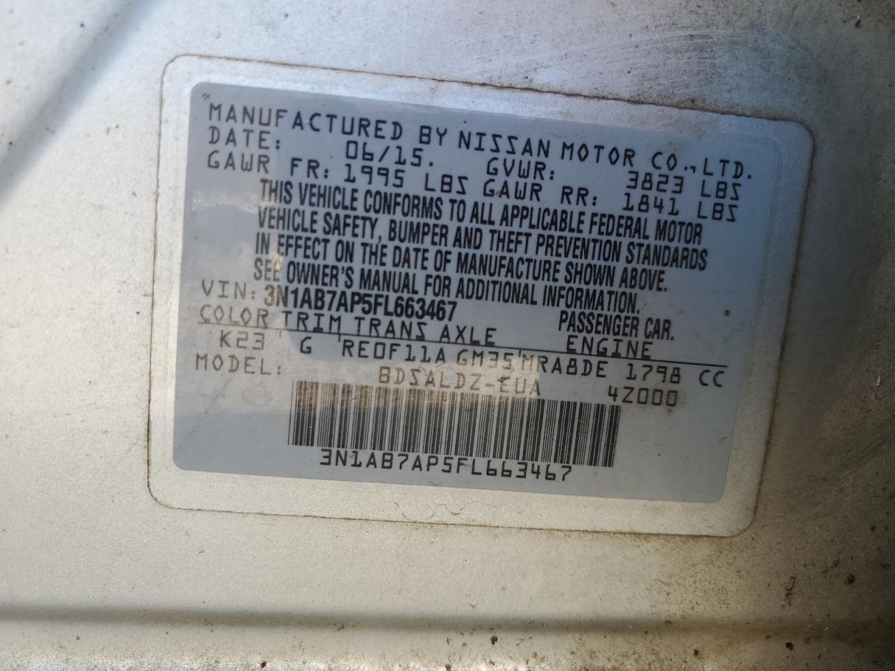 2015 Nissan Sentra - Image 14