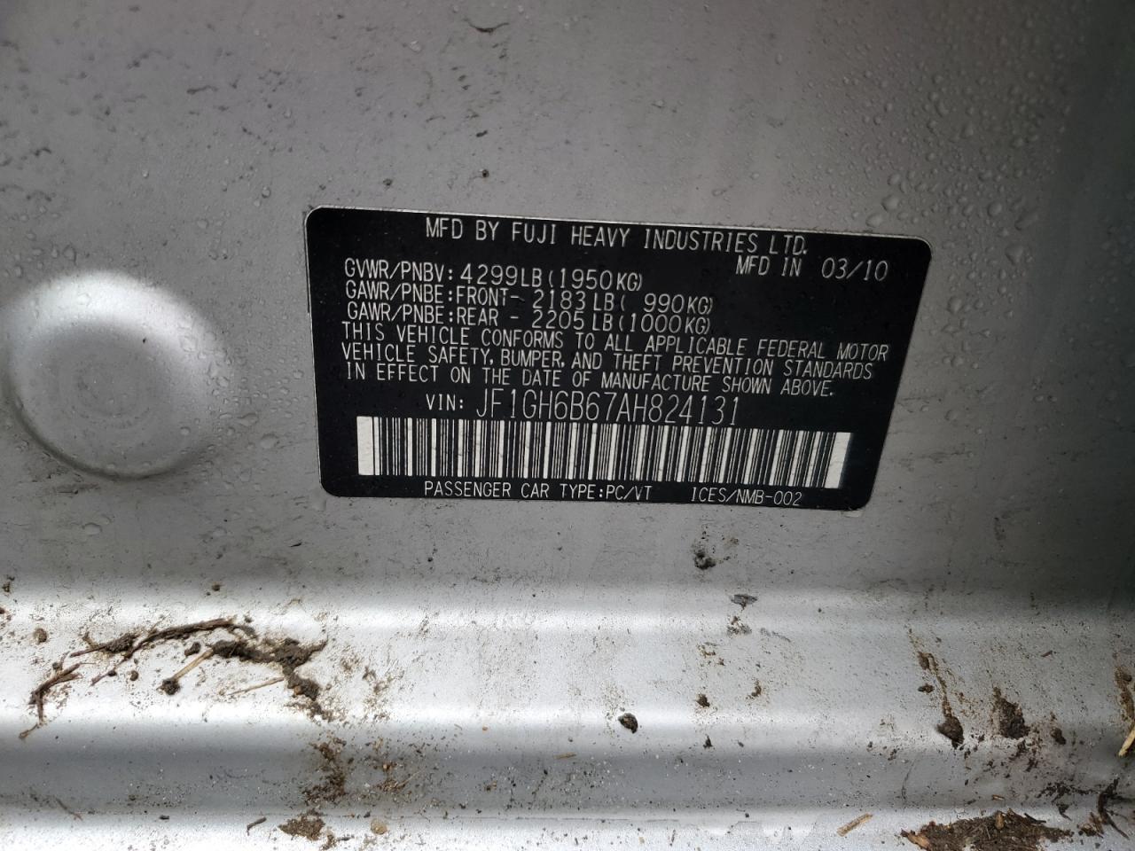 2010 Subaru Impreza - Image 12