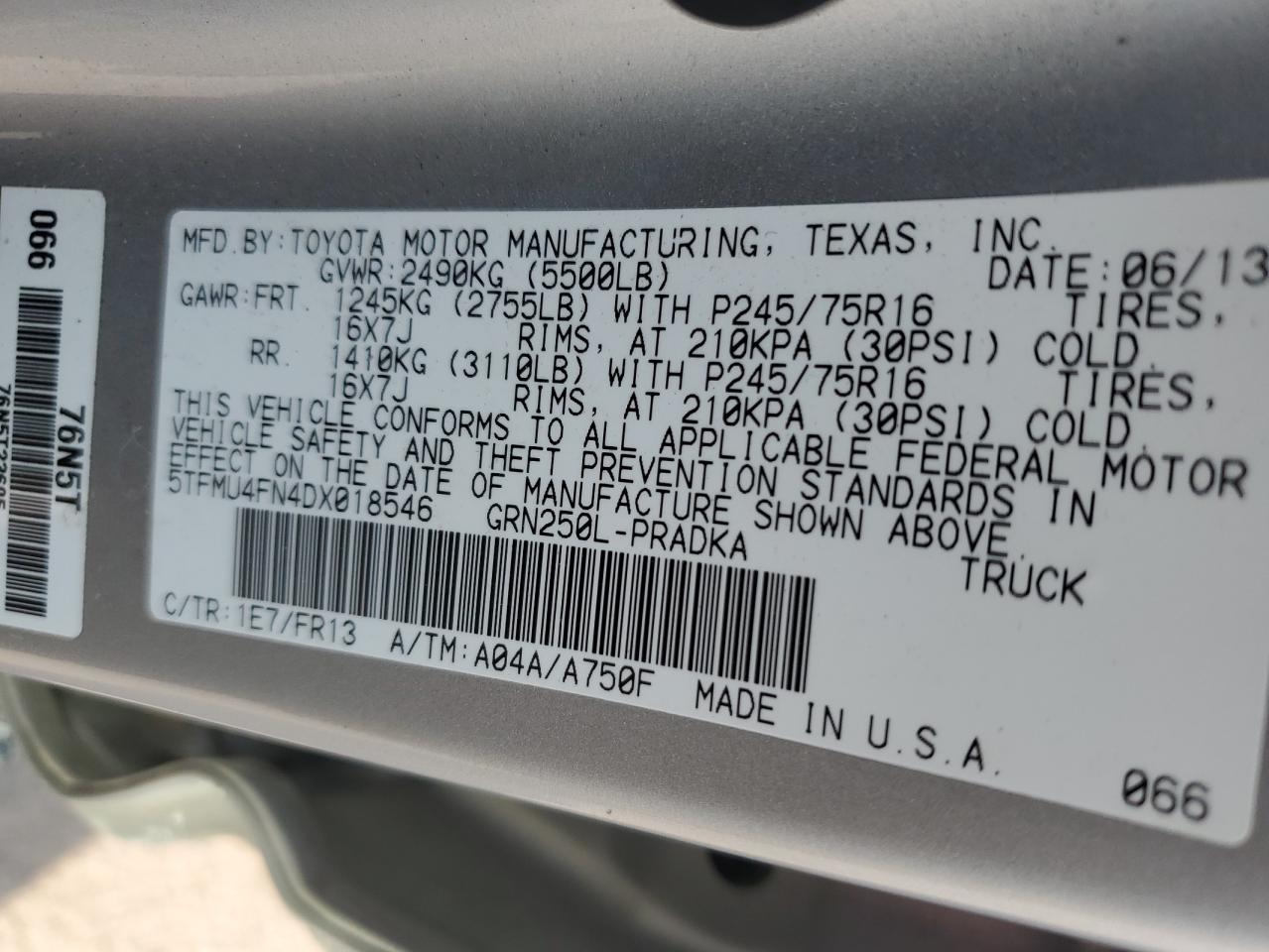2013 Toyota Tacoma - Image 14