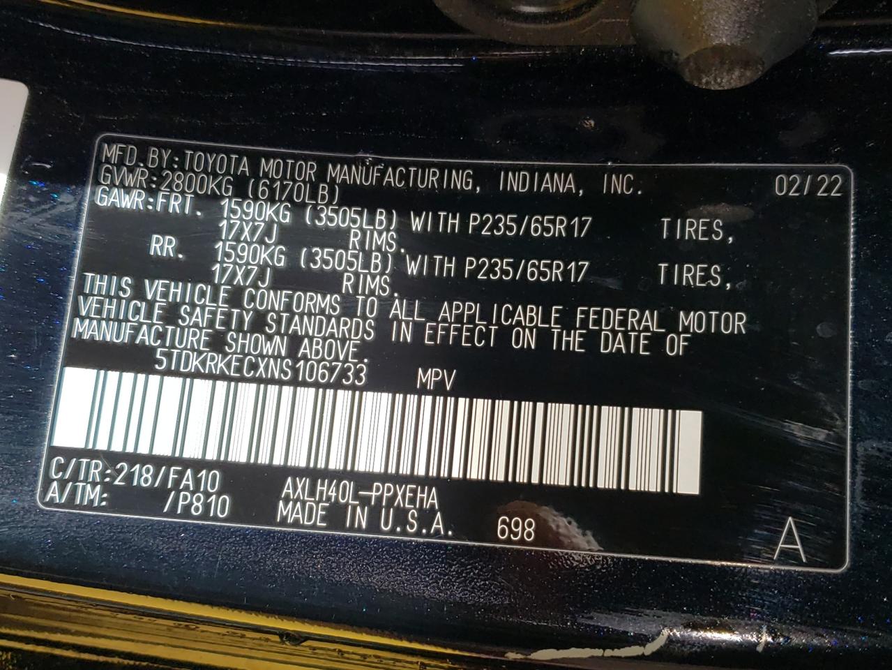 2022 Toyota Sienna - Image 14