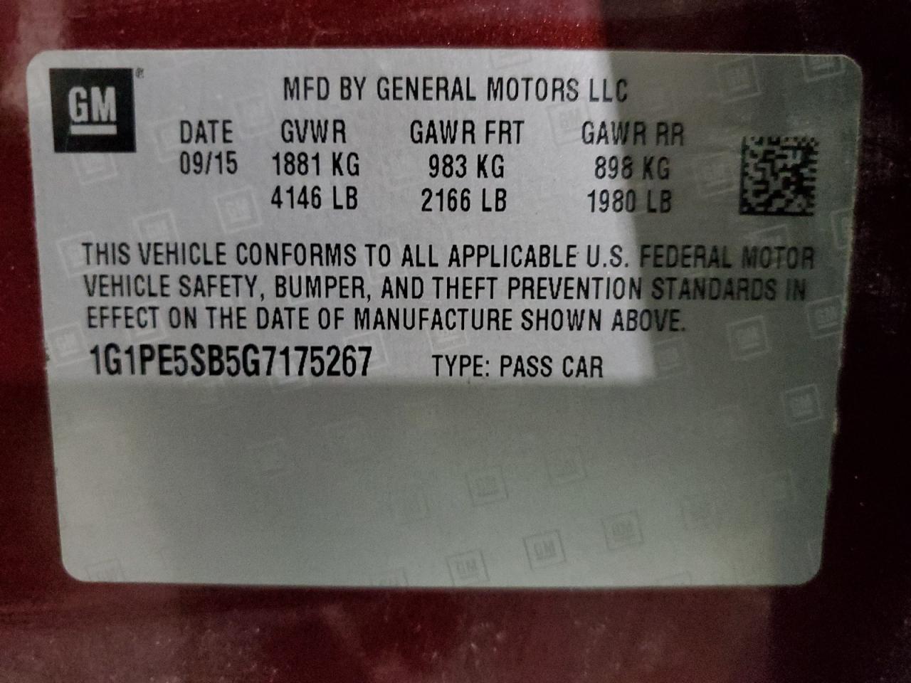 2016 Chevrolet Cruze - Image 12