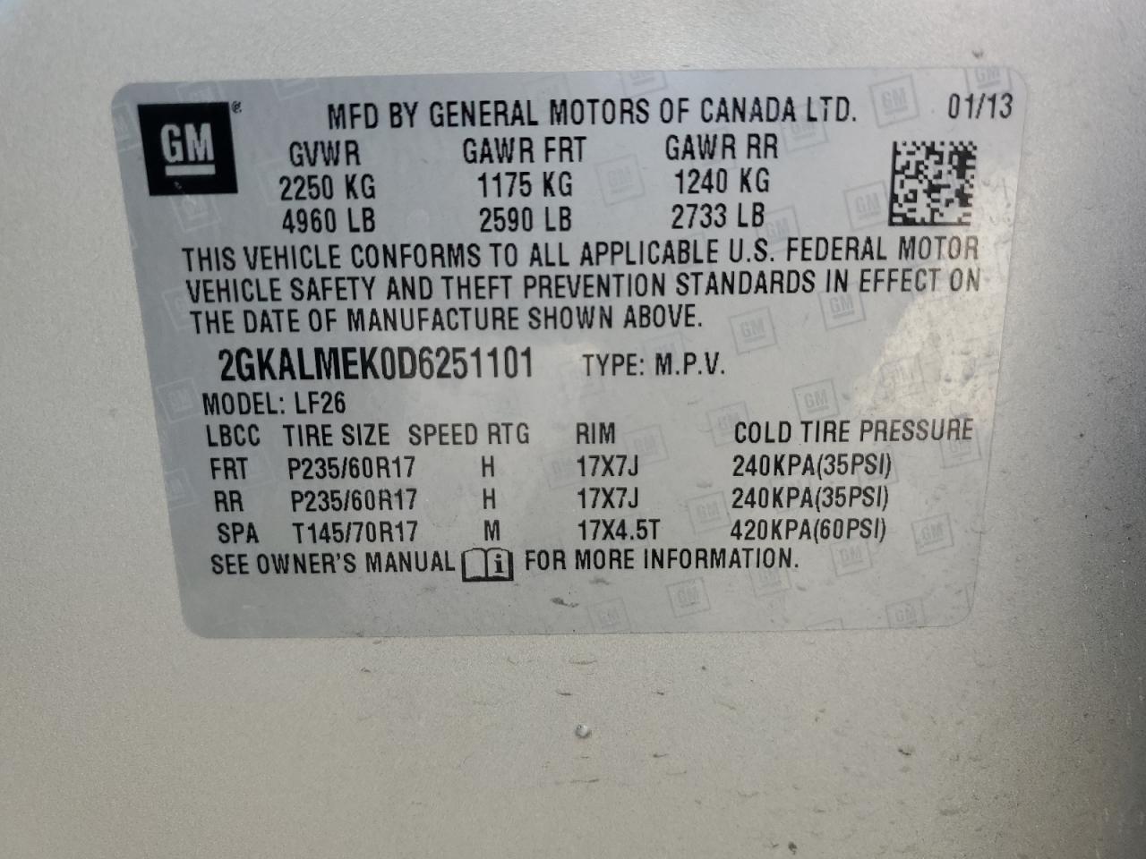 2013 GMC Terrain - Image 12