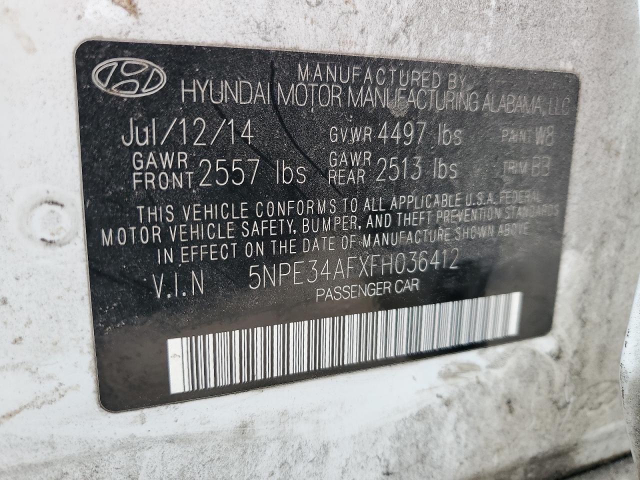 2015 Hyundai Sonata - Image 15