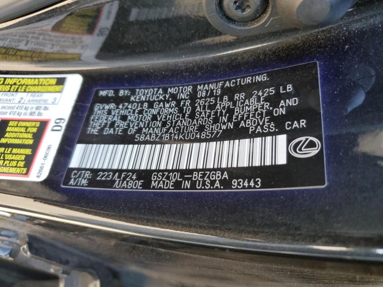 2019 Lexus ES - Image 12