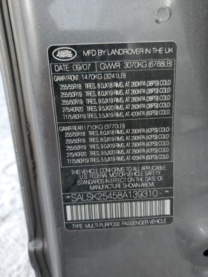 2008 Land Rover Range Rover - Image 13