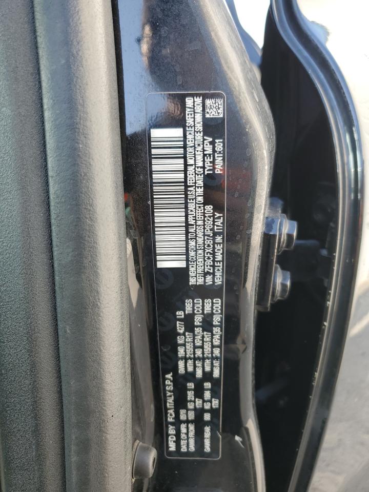 2018 Fiat 500X Trekking VIN: ZFBCFXCB7JP692108 Lot: 43788565