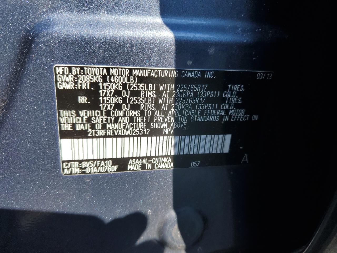 2013 Toyota RAV 4 - Image 13