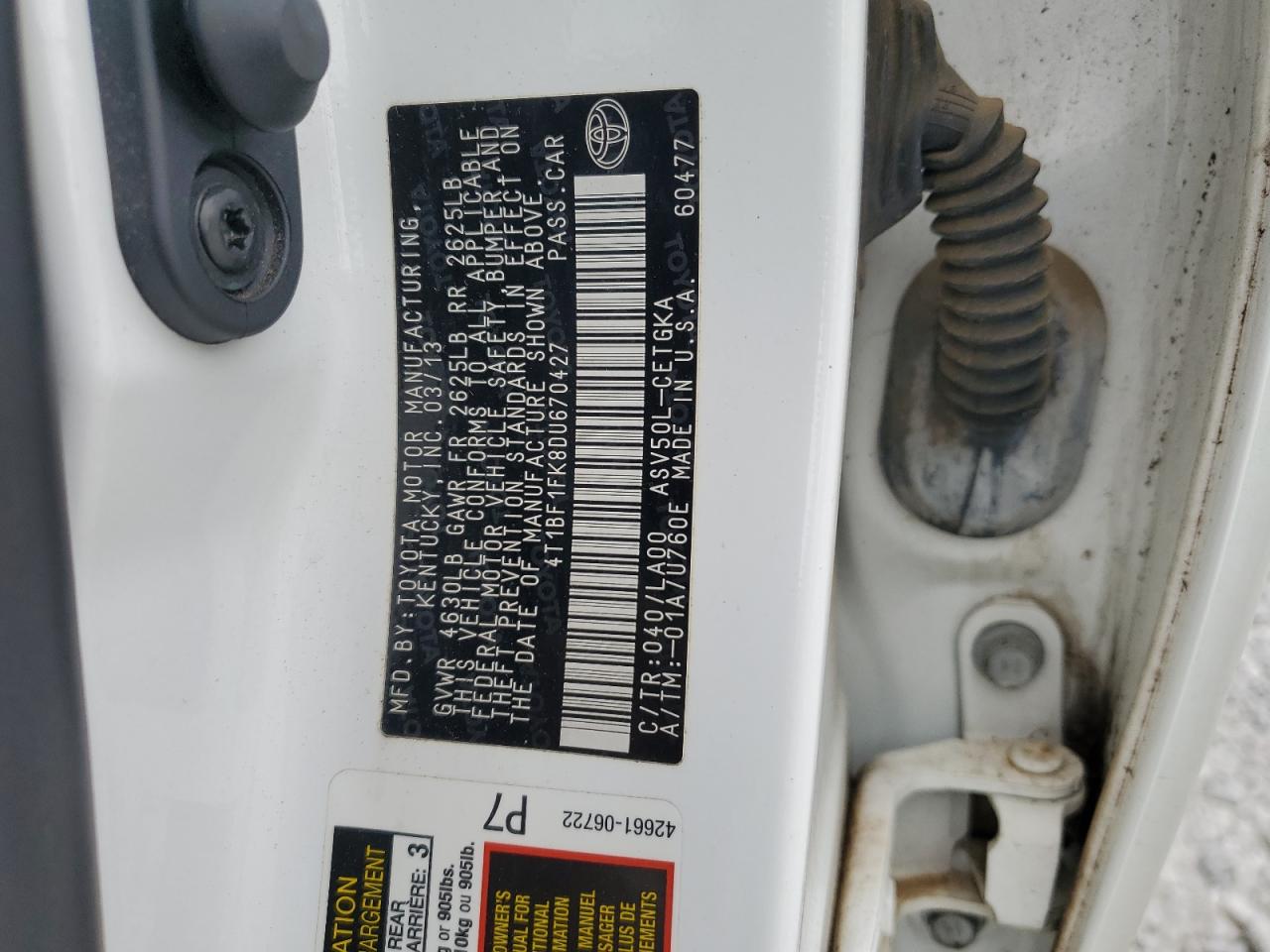 2013 Toyota Camry - Image 12