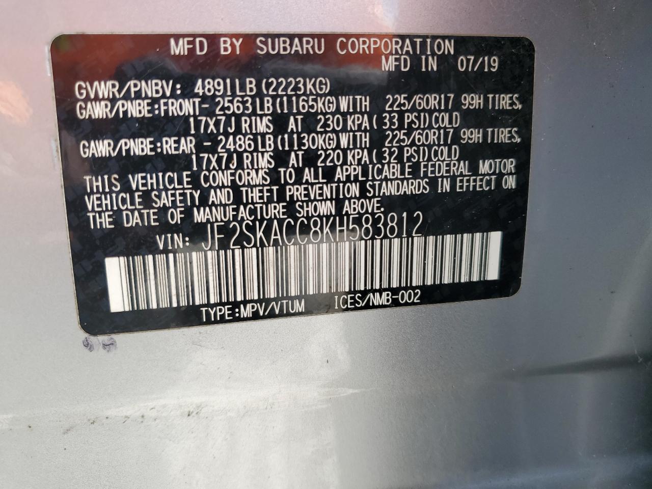2019 Subaru Forester - Image 12