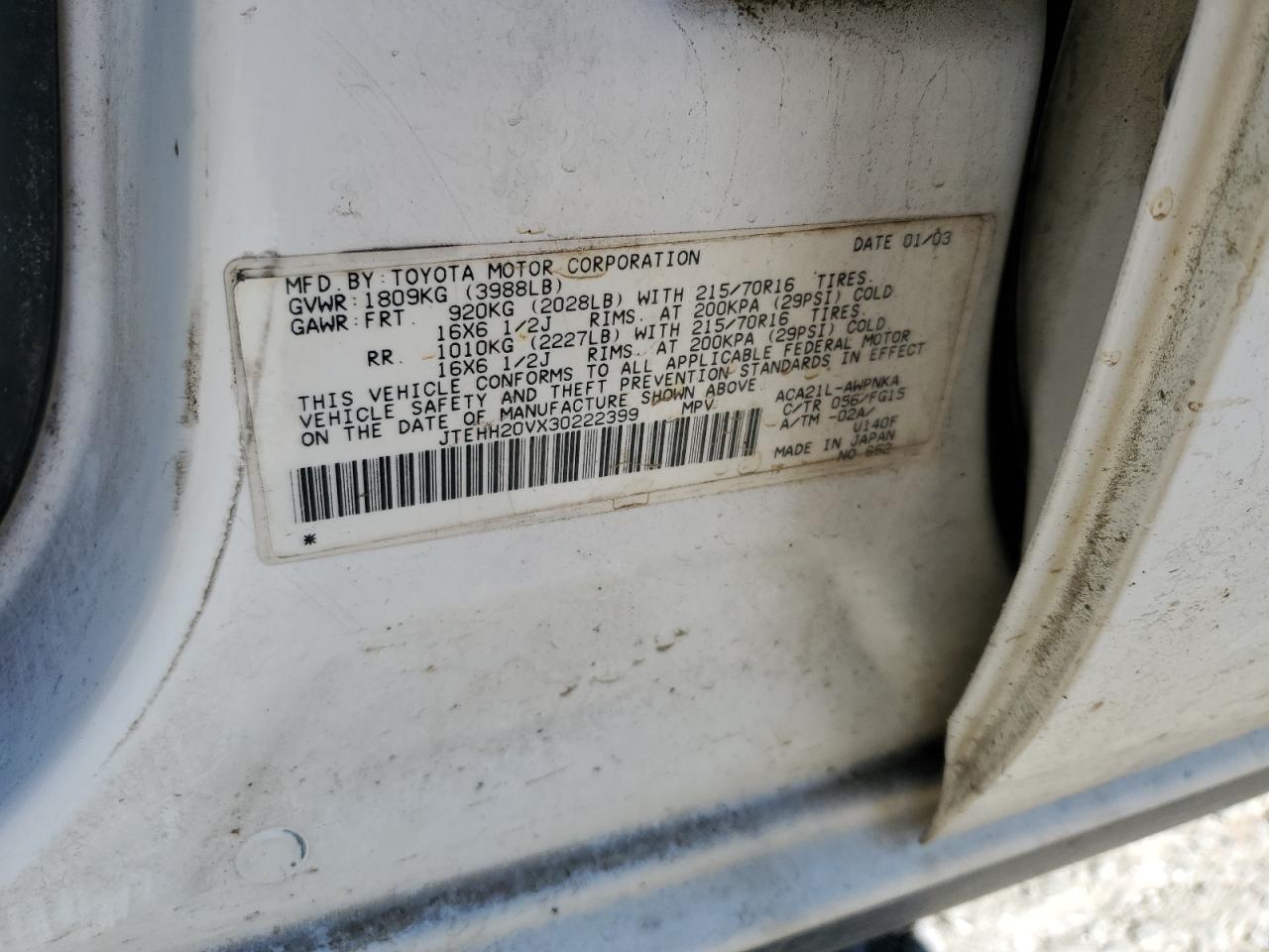 2003 Toyota RAV 4 - Image 12