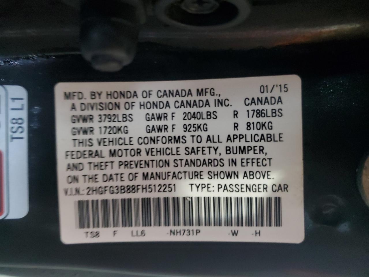 2015 Honda Civic - Image 14