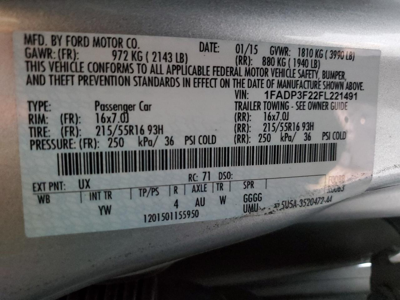 2015 Ford Focus - Image 12