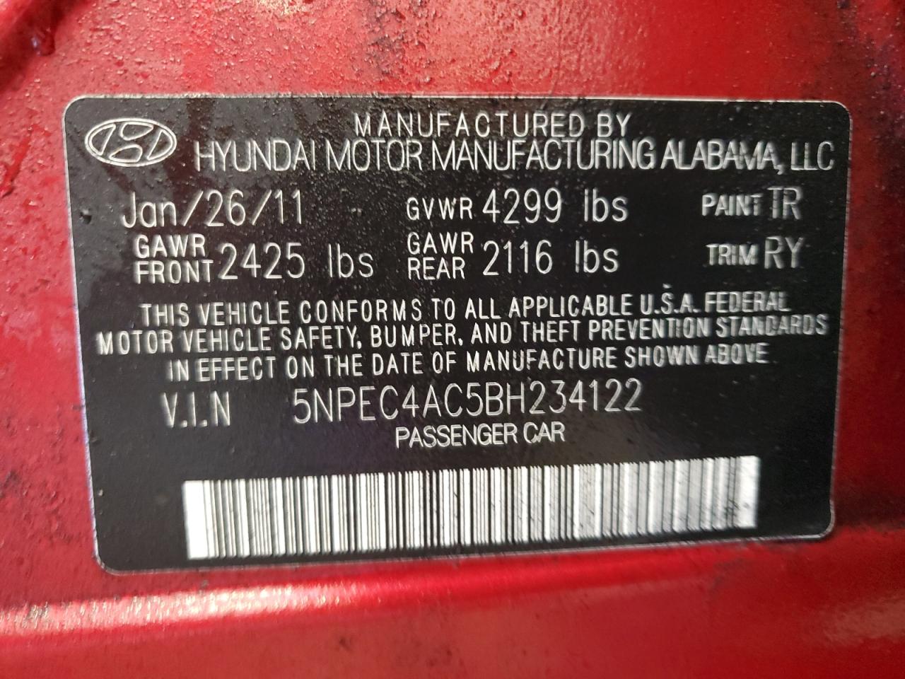 2011 Hyundai Sonata - Image 12