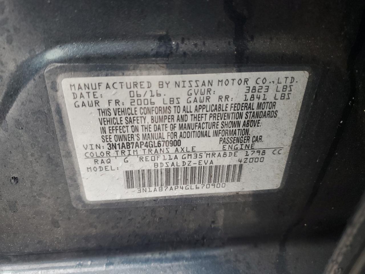 2016 Nissan Sentra - Image 12