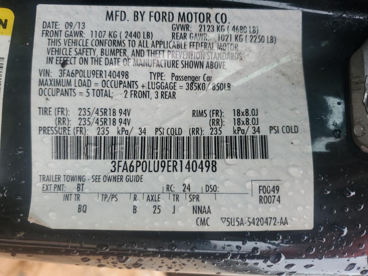 2014 Ford Fusion - Image 13