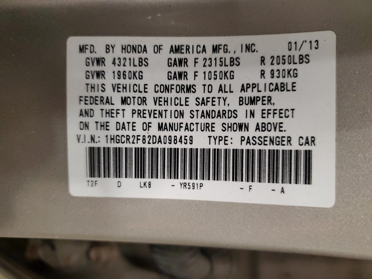 2013 Honda Accord - Image 12
