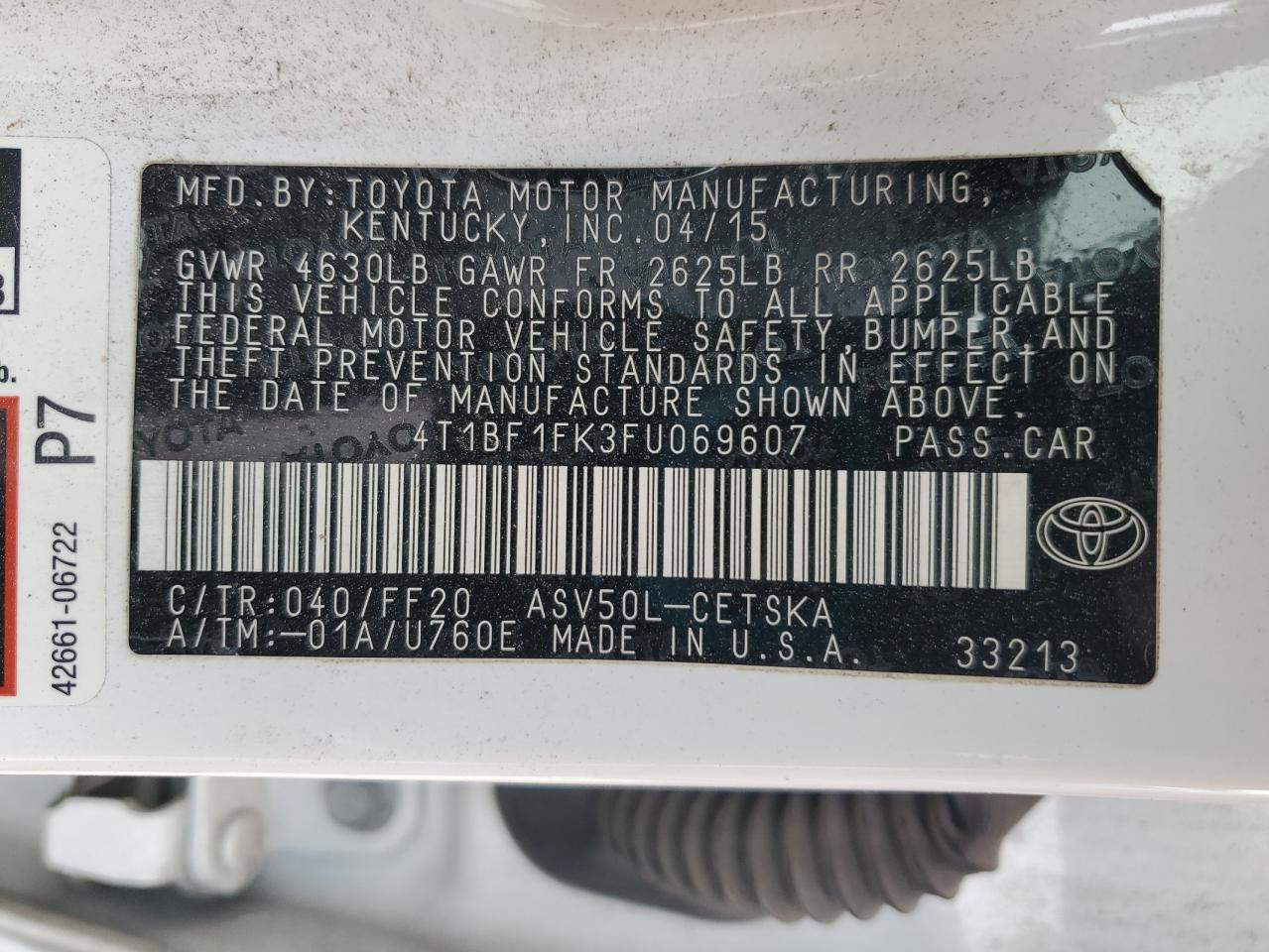2015 Toyota Camry - Image 13