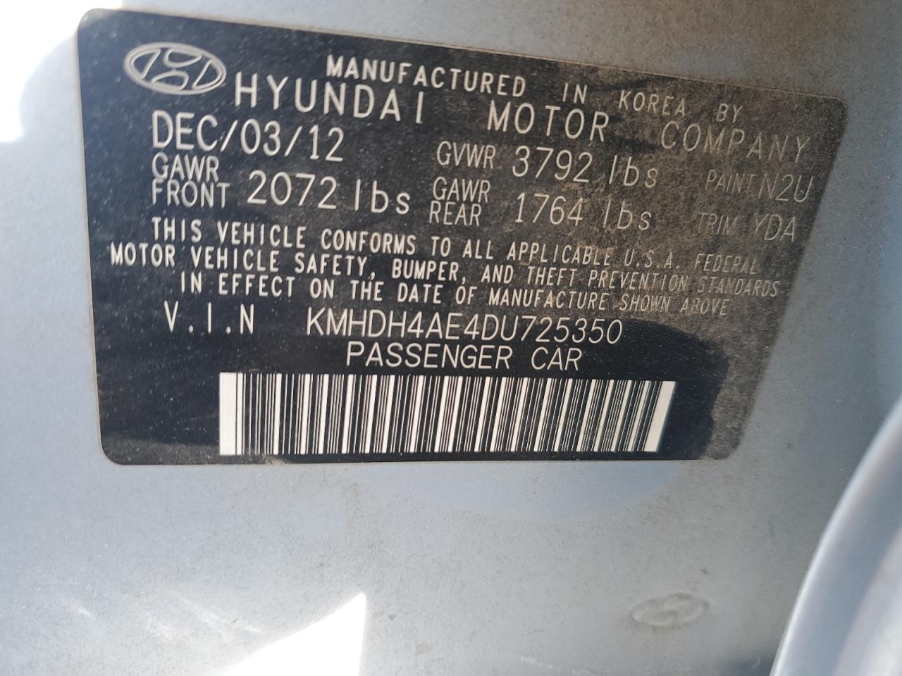 2013 Hyundai Elantra - Image 12