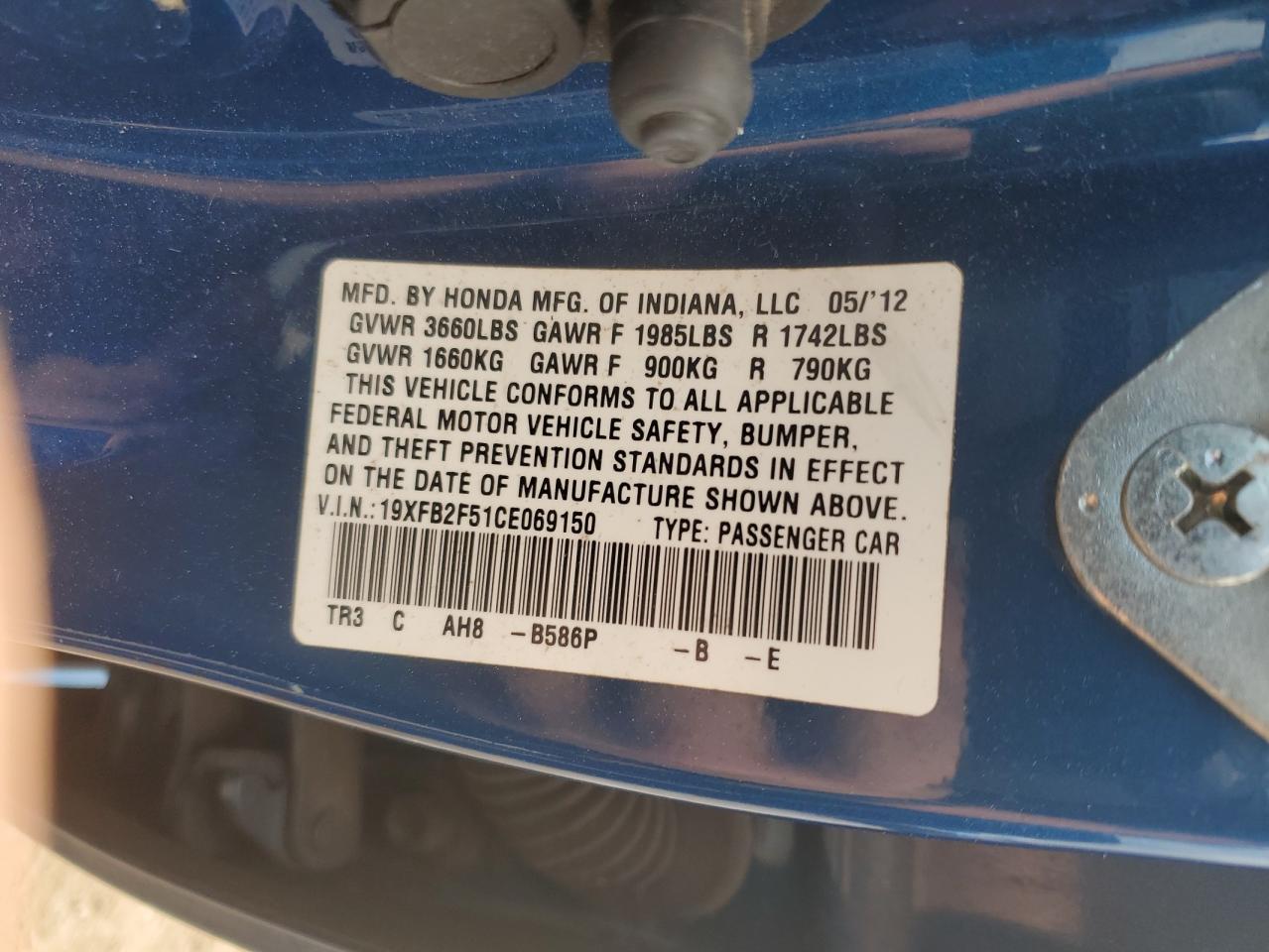 2012 Honda Civic - Image 12