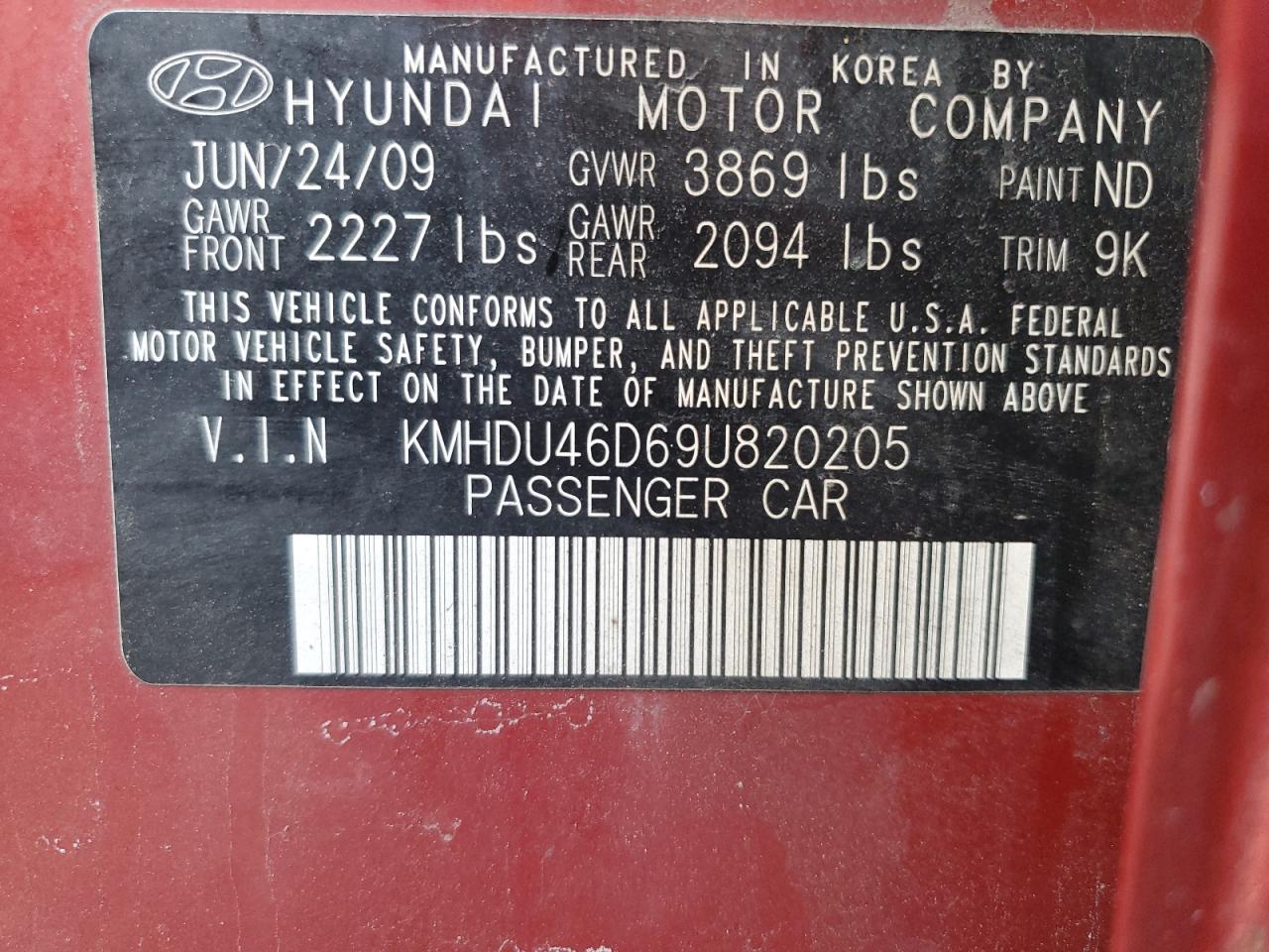 2009 Hyundai Elantra - Image 12