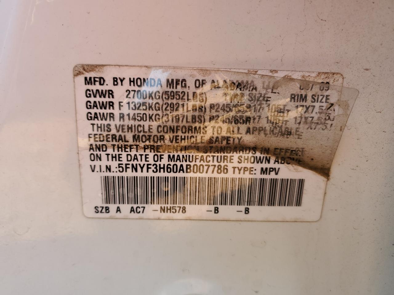 2010 Honda Pilot - Image 15