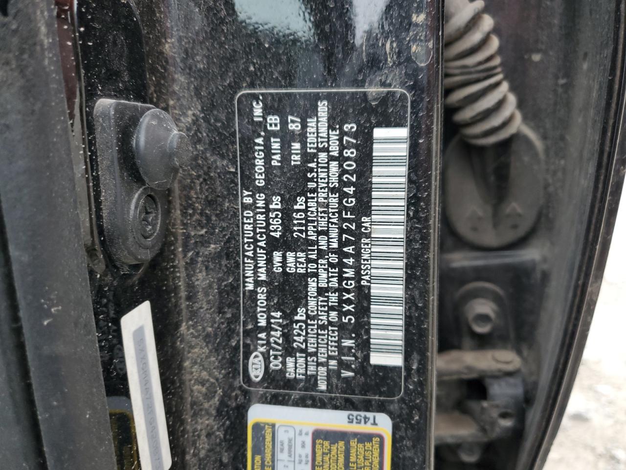 2015 Kia Optima - Image 14