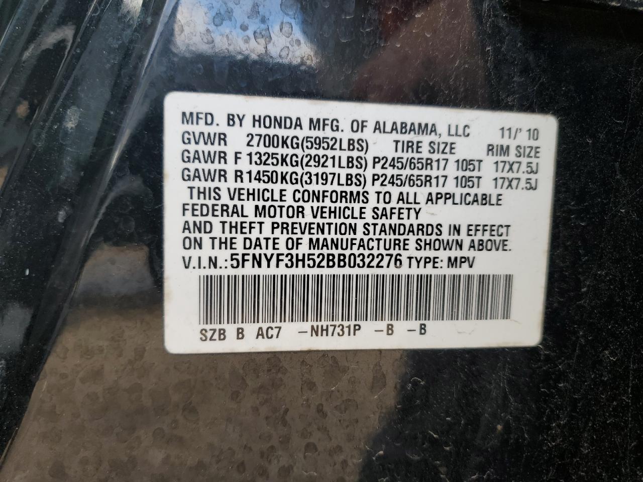 2011 Honda Pilot - Image 13
