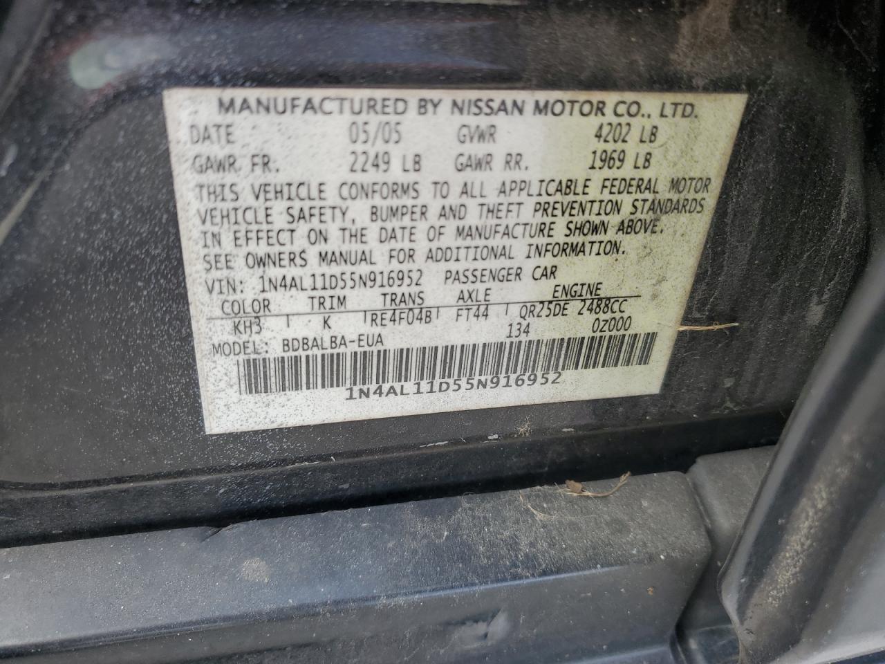 2005 Nissan Altima - Image 15