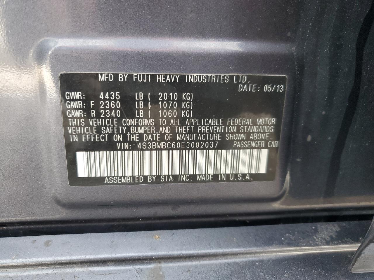 2014 Subaru Legacy - Image 12