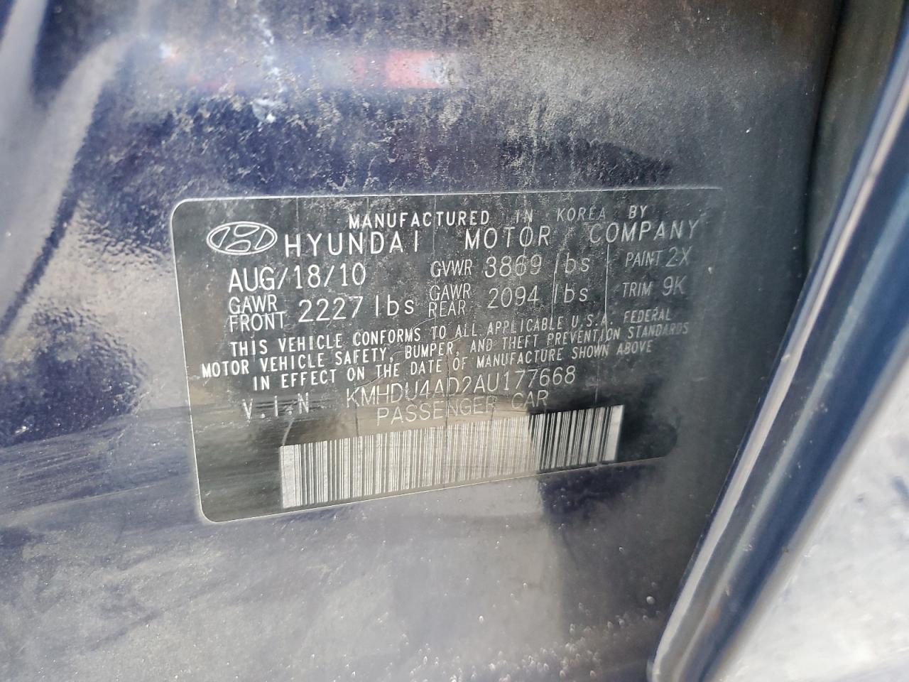 2010 Hyundai Elantra - Image 12
