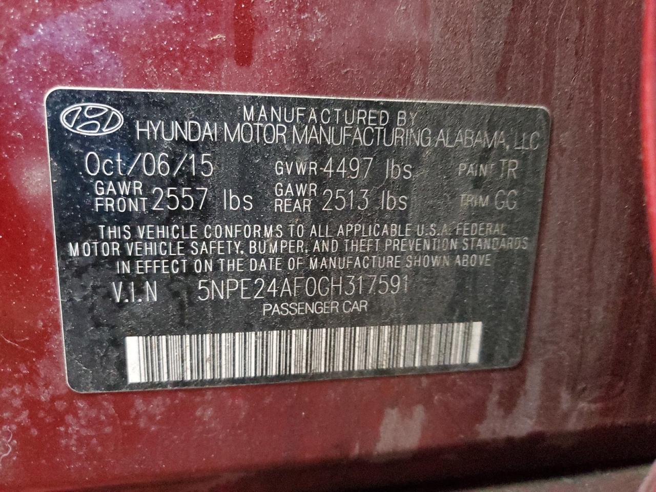 2016 Hyundai Sonata - Image 13