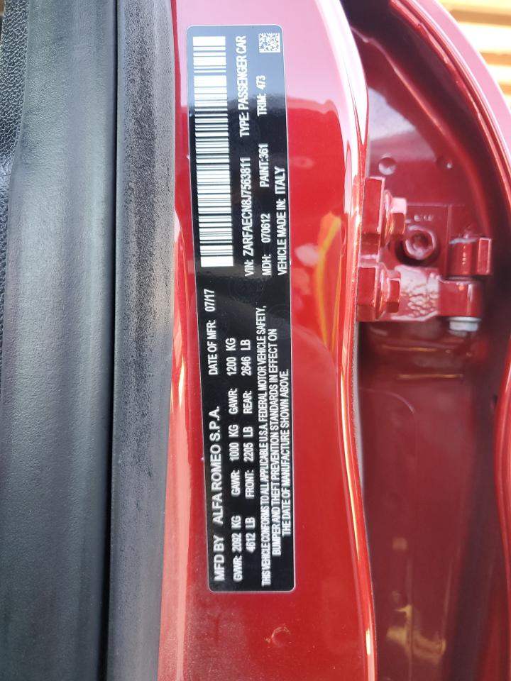 2018 Alfa Romeo Giulia - Image 12