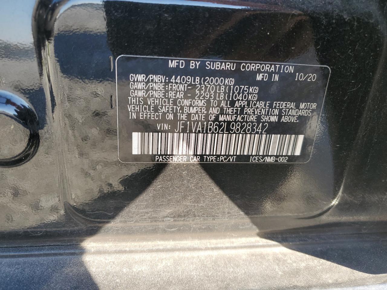 2020 Subaru WRX - Image 12