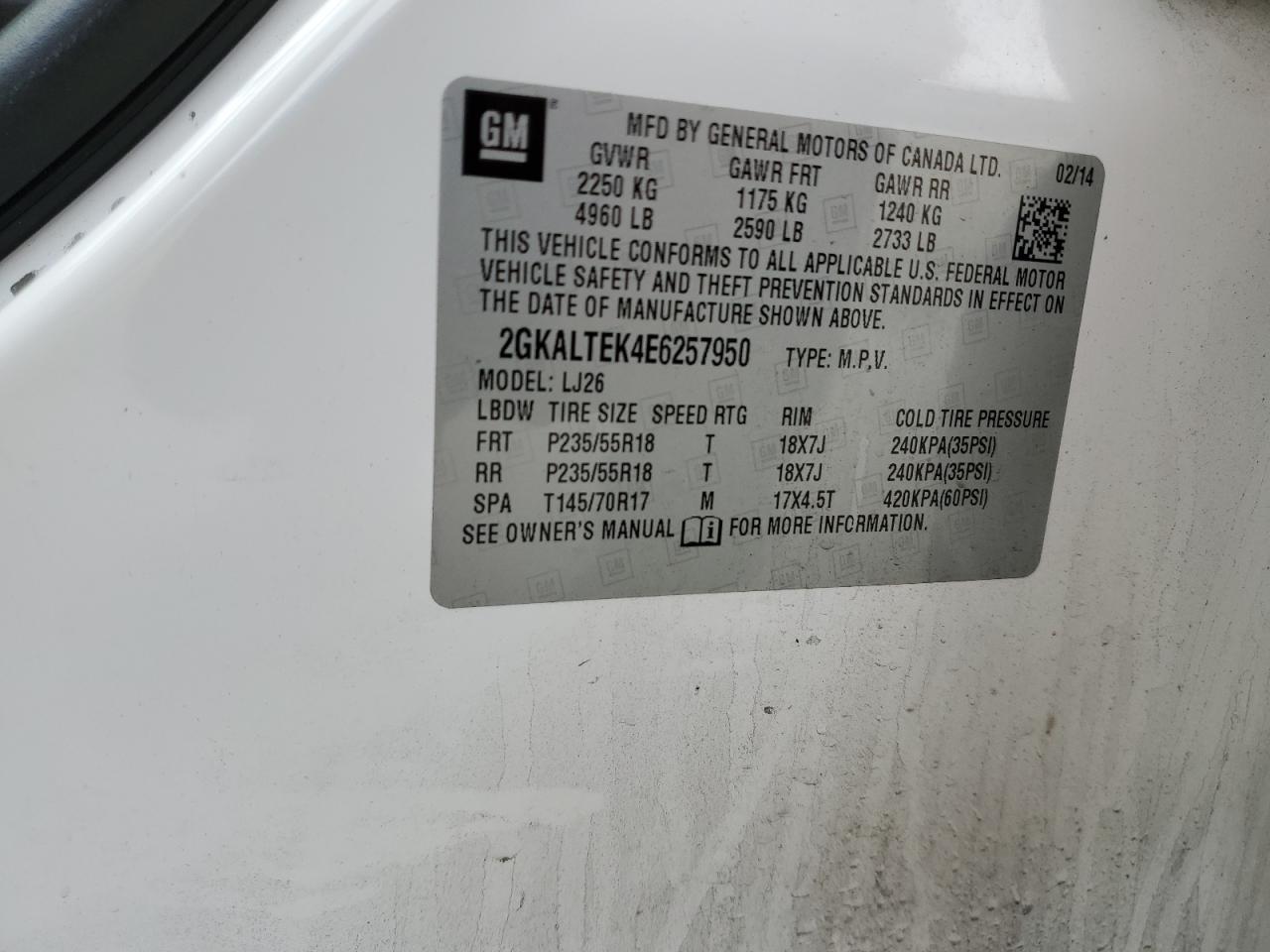 2014 GMC Terrain - Image 13