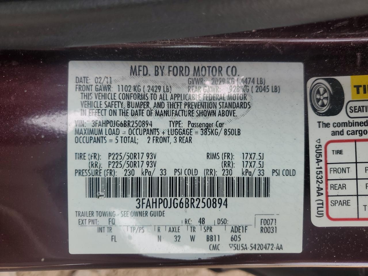 2011 Ford Fusion - Image 14