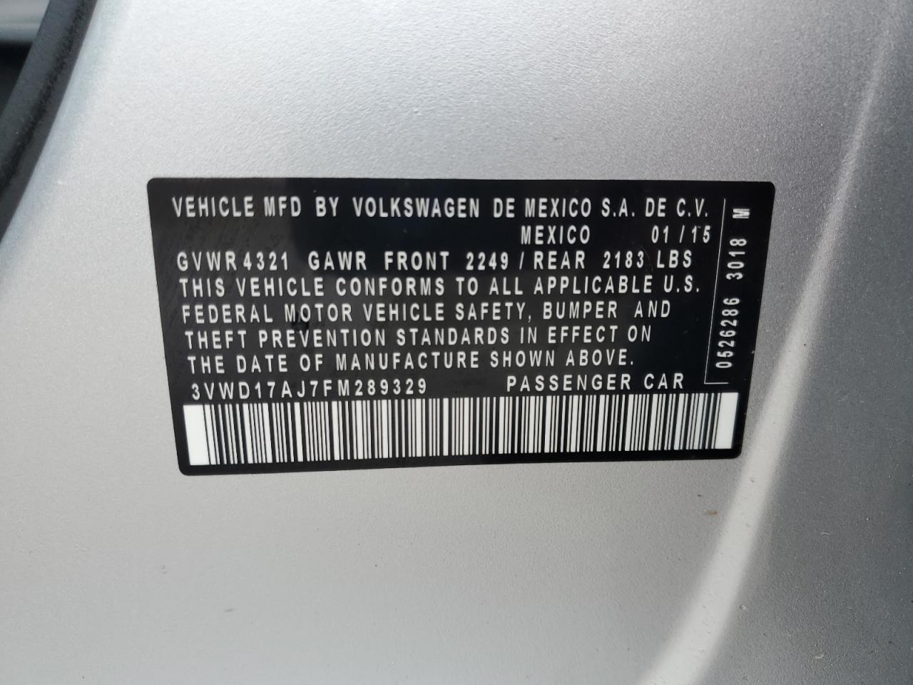 2015 Volkswagen Jetta - Image 14