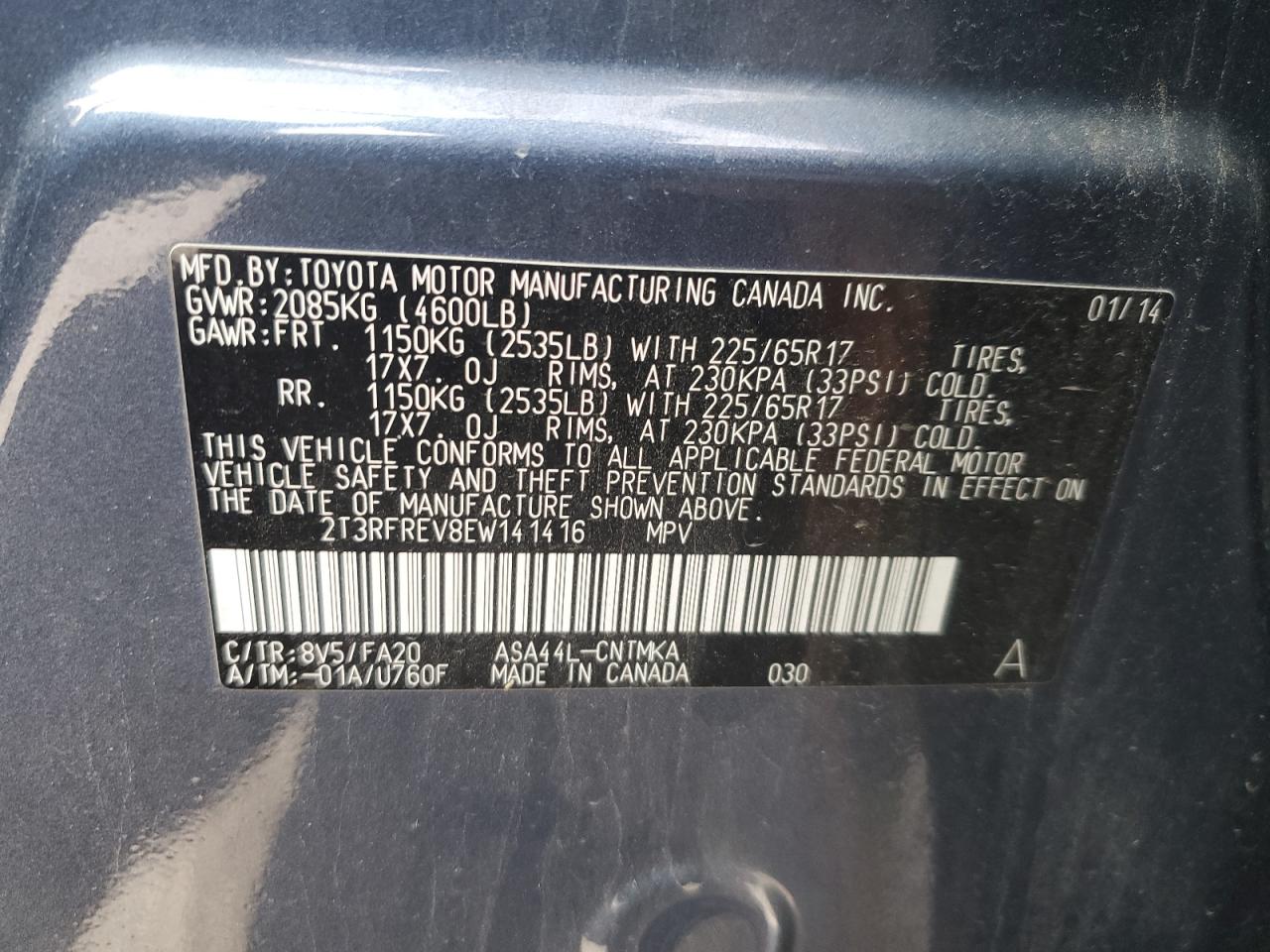 2014 Toyota RAV 4 - Image 15