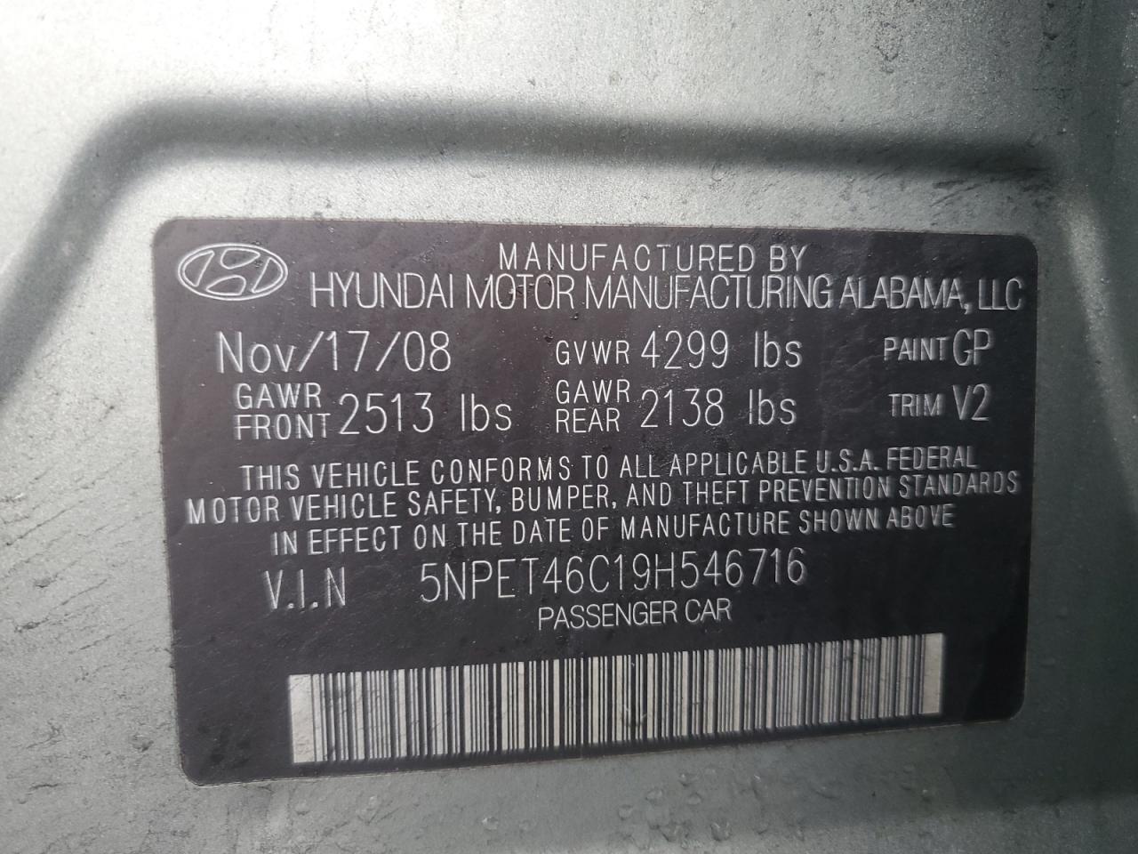 2009 Hyundai Sonata - Image 12
