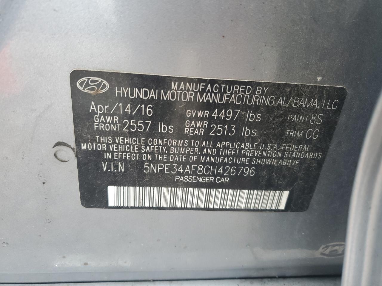 2016 Hyundai Sonata - Image 13