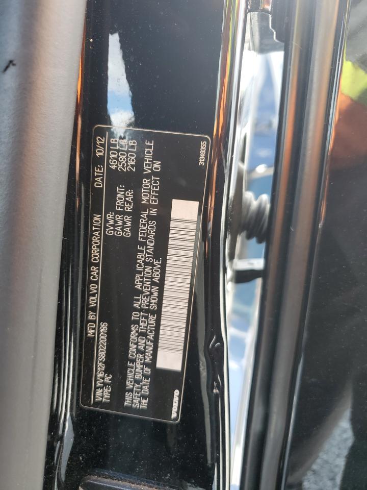 2013 Volvo S60 T5 VIN: YV1612FS8D2200186 Lot: 44957155