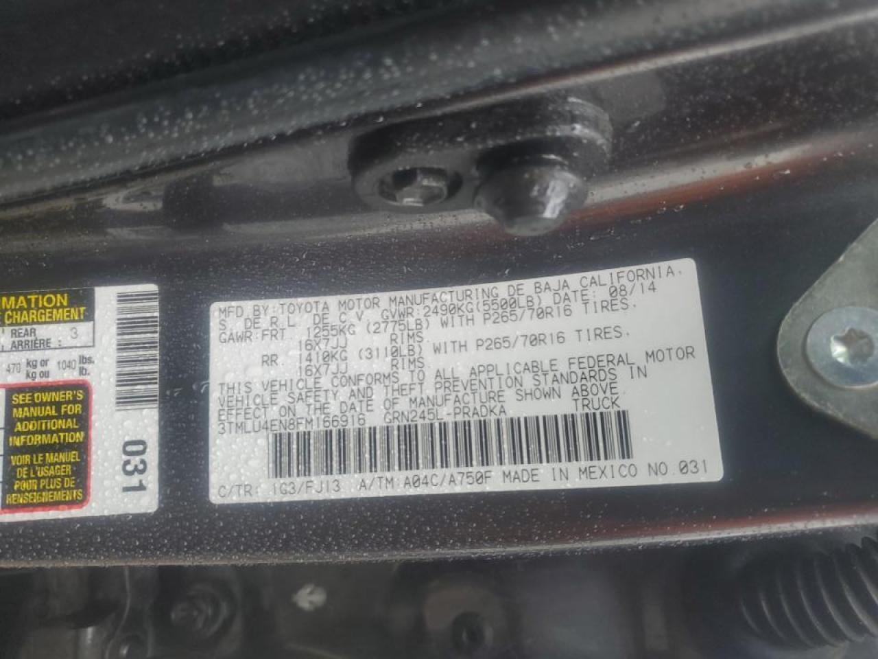 2015 Toyota Tacoma - Image 12
