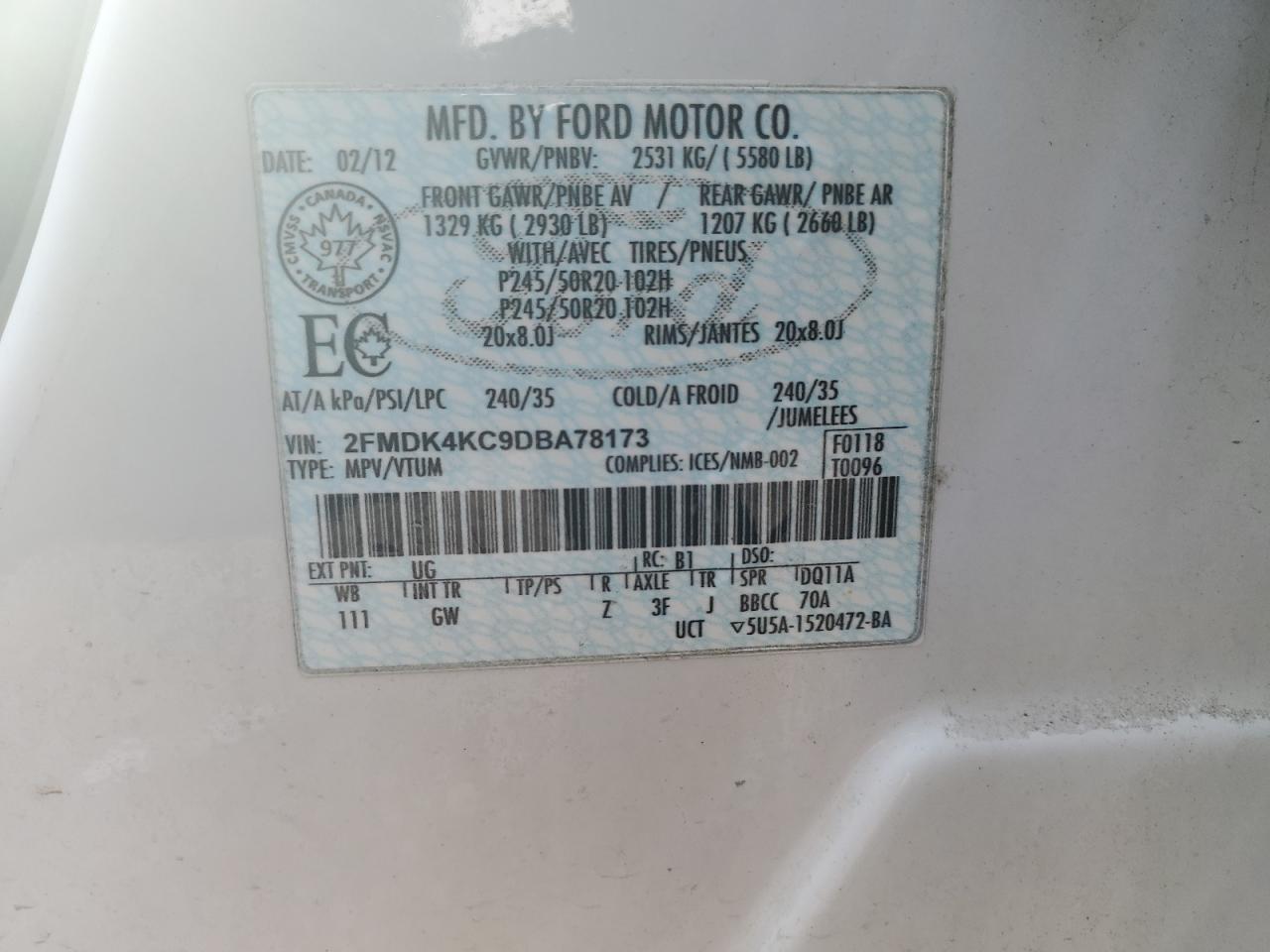 2013 Ford Edge - Image 15