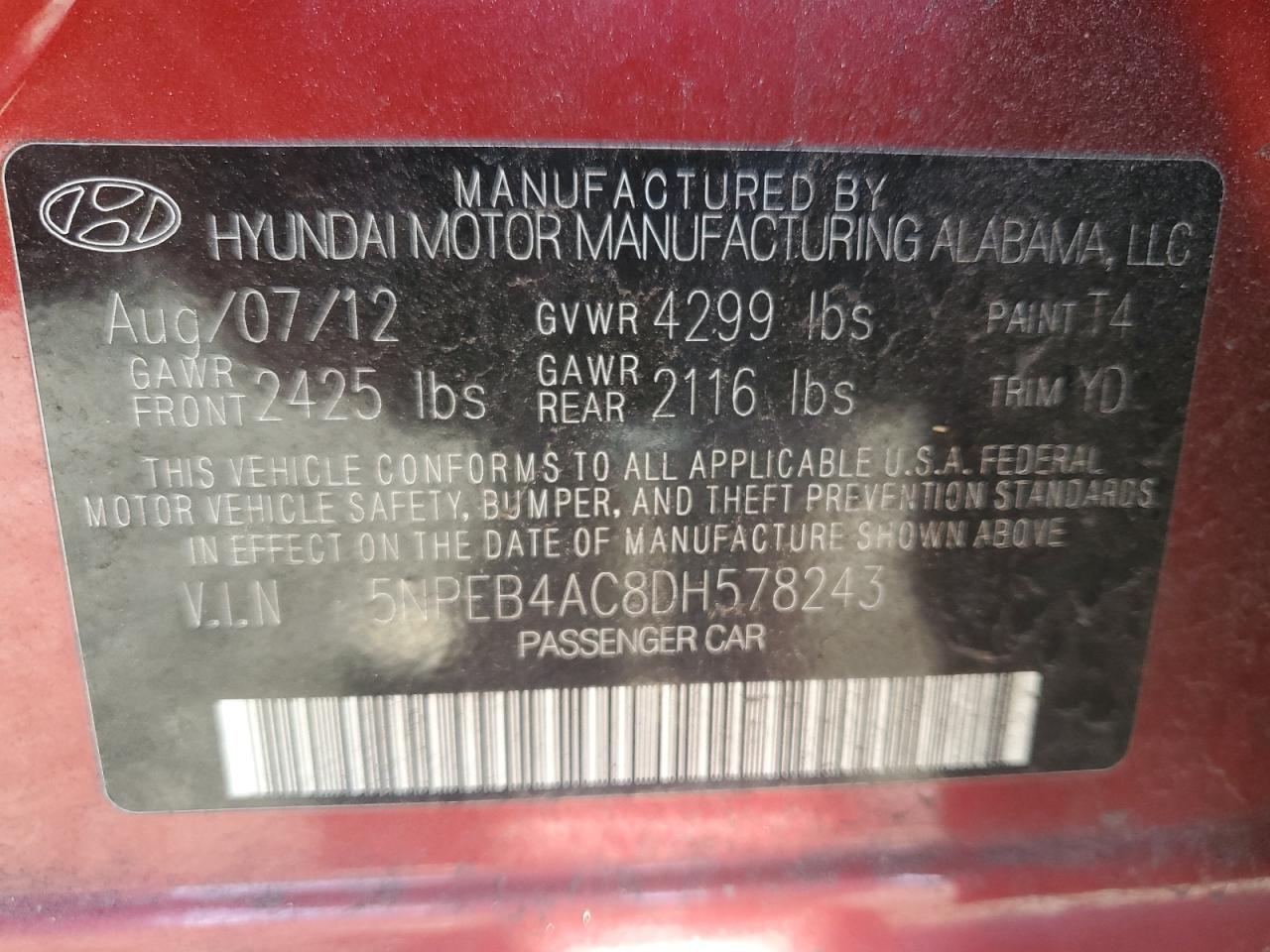 2013 Hyundai Sonata - Image 12