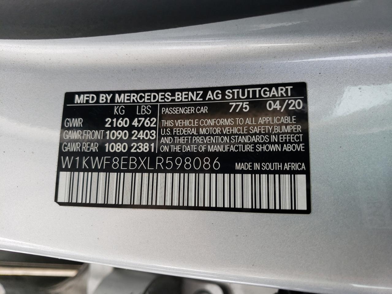 2020 Mercedes-Benz C-klasse - Image 13