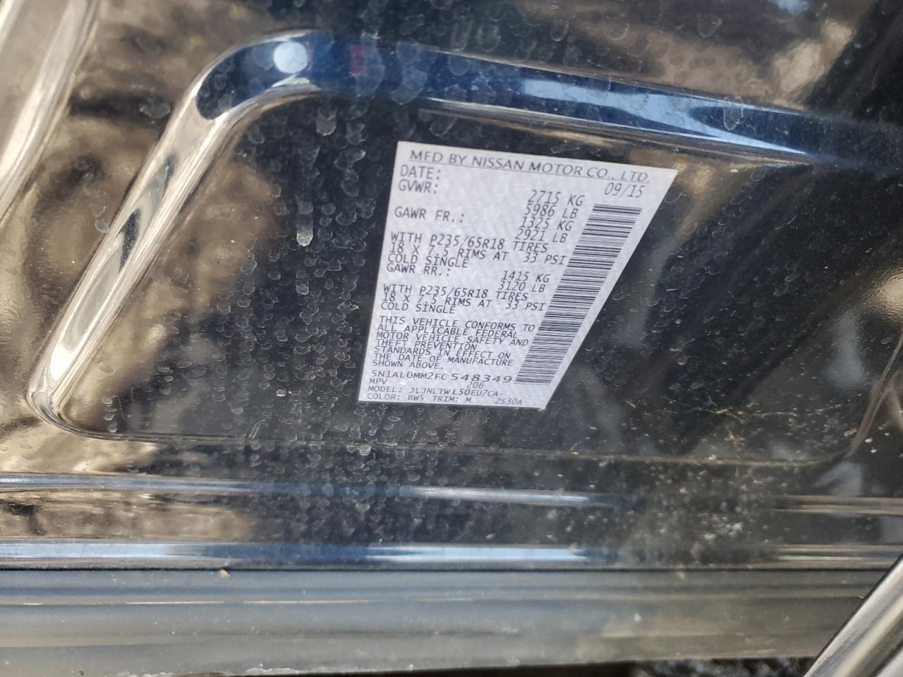 2015 Infiniti QX60 - Image 15