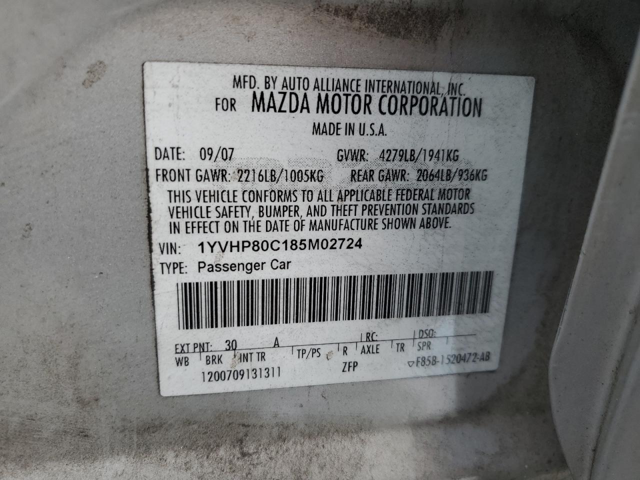 2008 Mazda 6 - Image 13